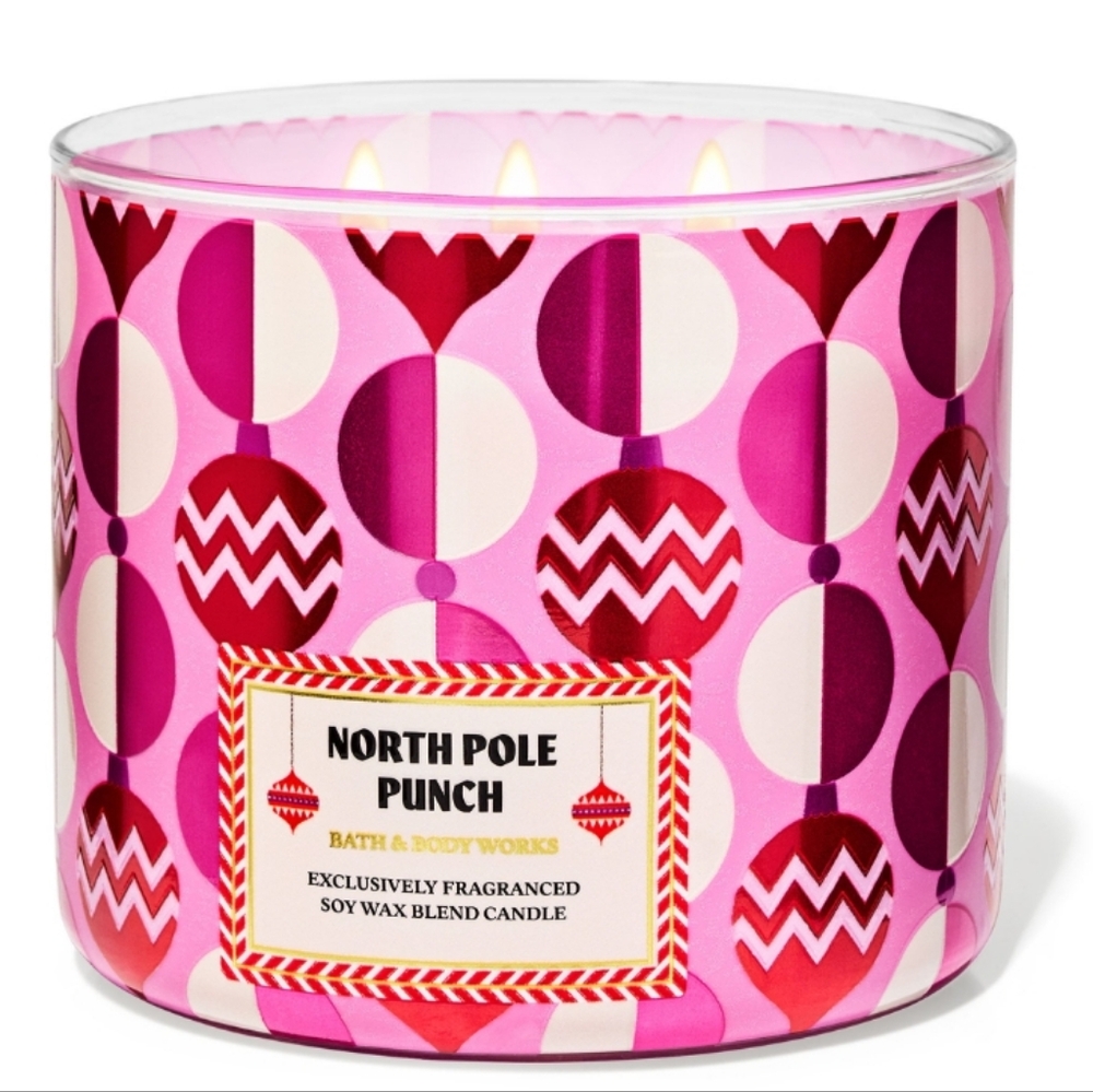 Northpole Punch 3-wick candle